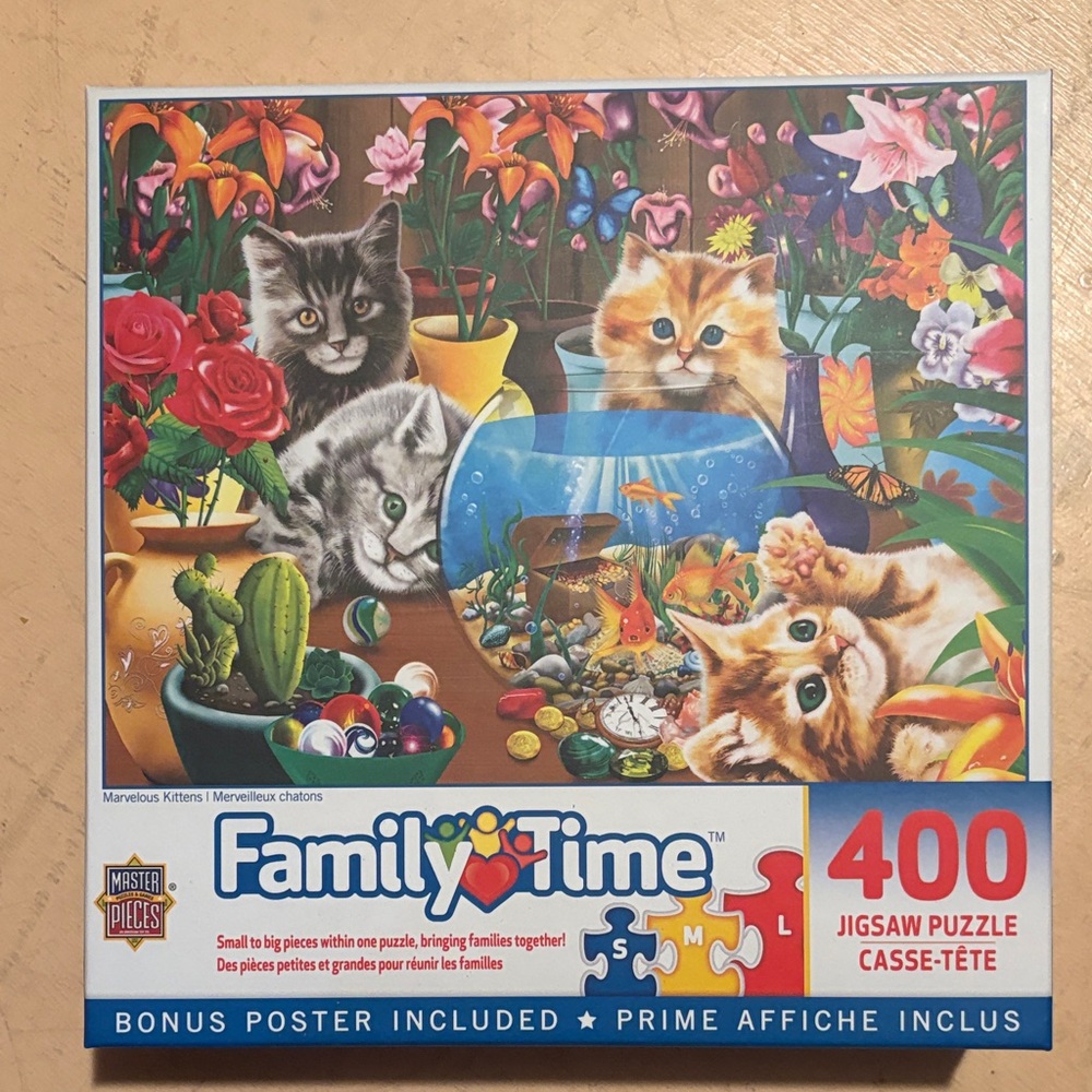Bundle of 2 MasterPieces Family Time Jigsaw Puzzles - 400 Pieces each